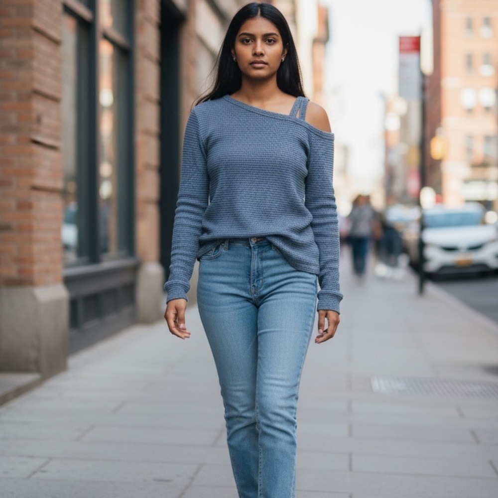 Women's Blue Sweater